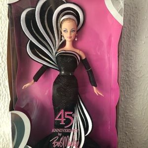 45th Anniversary Bob Mackie Barbie Doll. NIB